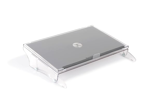 Portadocumenti BakkerElkhuizen FlexDesk 640 accanto a un monitor