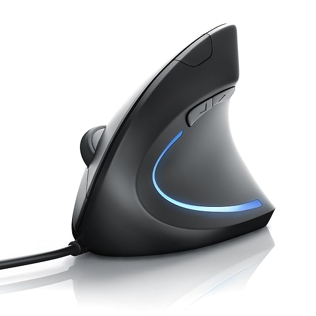 Mouse ergonomico verticale cablato CSL-Computer TM137G