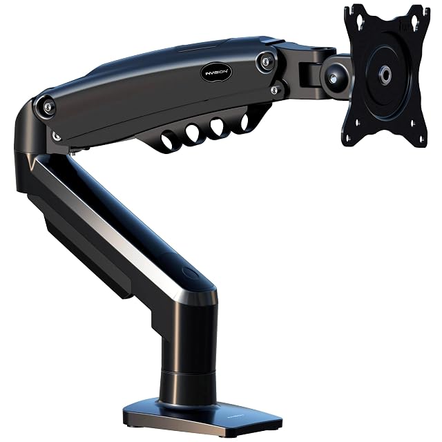 Braccio per monitor Invision MX200 montato su una scrivania